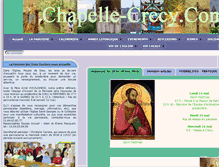 Tablet Screenshot of chapelle-crecy.com